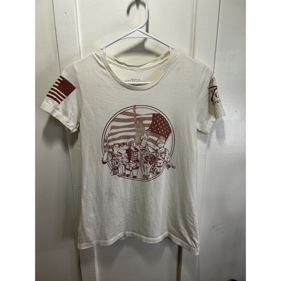 Women’s Grunt Style T Shirt Soldiers Medium - Picture 1 of 6